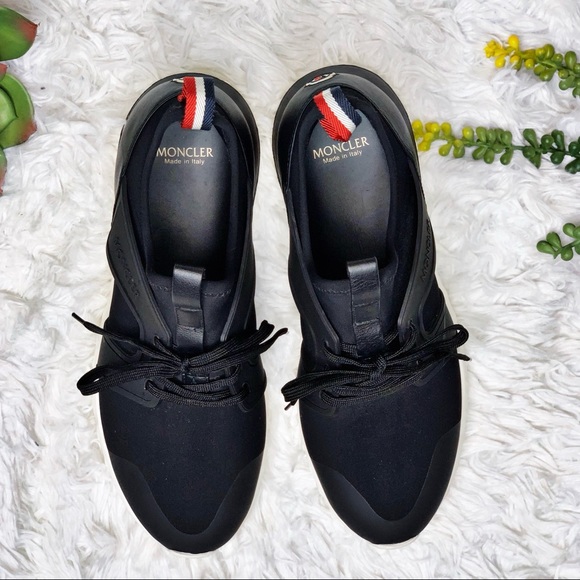 SOLD Moncler Emilien Black Low Sneakers Trainers - Picture 4 of 8